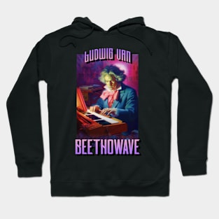 Beethoven Synth Wave Hoodie